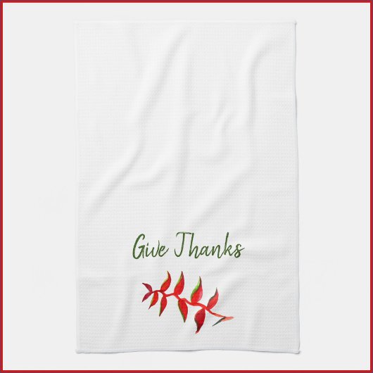 Linge De Cuisine Joli Donner Merci Floral