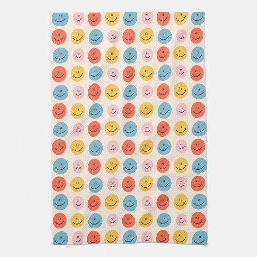 Linge De Cuisine Joli Face Blobs Spotty Motif amusant (Vertical)
