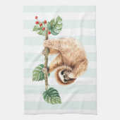 Linge De Cuisine Joli fentes accroché à l'aquarelle vers le bas (Vertical)