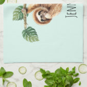 Linge De Cuisine Joli fentes accroché à l'aquarelle vers le bas (Plié)