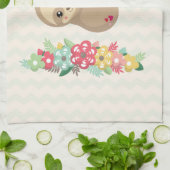 Linge De Cuisine Joli fentes Brown accrochées à l'envers (Plié)