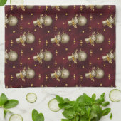 Linge De Cuisine Joli Golden Snowman (Plié)