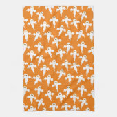 Linge De Cuisine Joli Halloween Ghost Orange (Vertical)