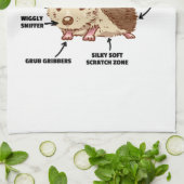 Linge De Cuisine Joli Hérisson Explication Anatomie D'Un Hérisson (Plié)