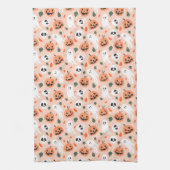 Linge De Cuisine Joli Jack-O-Lanterne et Motif fantôme (Vertical)