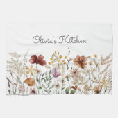 Linge De Cuisine Joli jardin Fleur sauvage Floral (Horizontal)