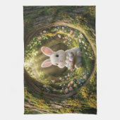 Linge De Cuisine Joli lapin de Pâques (Vertical)