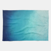 Linge De Cuisine Joli Mandala bleu Abstrait (Horizontal)