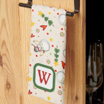 Linge De Cuisine Joli Monogramme Snowman Noël initial<br><div class="desc">Cute Personnalisé Snowman Motif Tree Hearts serviette de thé. Ces serviettes de cuisine de Noël sont parfaites pour ajouter un peu d'esprit de vacances à votre cuisine. Associez-le avec une bouteille de vin et il fait un grand cadeau de Noël pour les amis, la famille, les collègues, voisins, etc. Si...</div>