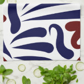 Linge De Cuisine Joli motif abstrait (Plié)