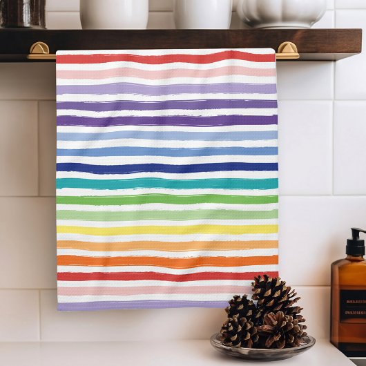 Linge De Cuisine Joli Motif arc-en-ciel
