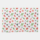 Linge De Cuisine Joli Motif Berry aquarelle (Horizontal)