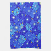 Linge De Cuisine Joli Motif Blue Daisy (Vertical)