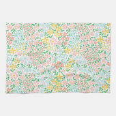 Linge De Cuisine Joli Motif coloré Pastel Garden Flower (Horizontal)