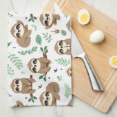 Linge De Cuisine Joli Motif de fentes (Quart Plié)