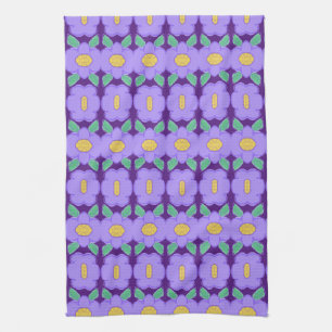 Linge De Cuisine Joli Motif Violet