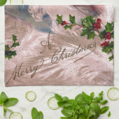 Linge De Cuisine Joli Noël déplaisant de femme du père noël (Plié)