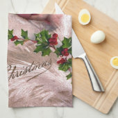 Linge De Cuisine Joli Noël déplaisant de femme du père noël (Quart Plié)