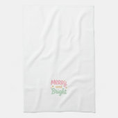 Linge De Cuisine Joli Noël moderne coloré (Vertical)