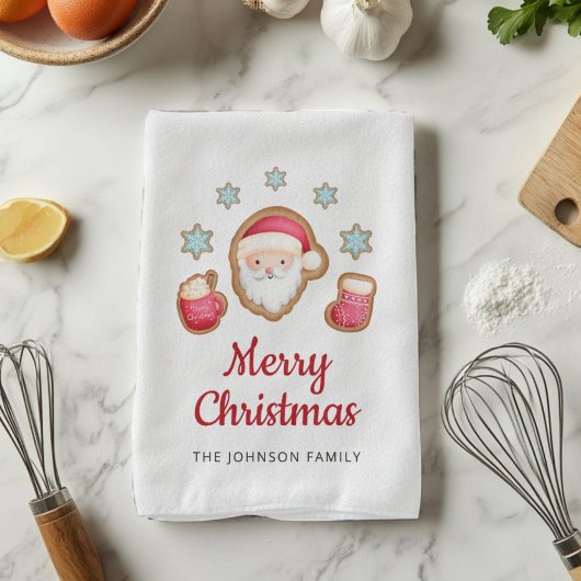 Linge De Cuisine Joli Noël Père Noël