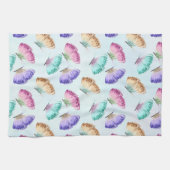 Linge De Cuisine Joli Pastel Motif d'aquarelle papillon (Horizontal)