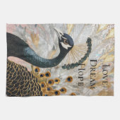 Linge De Cuisine Joli Peacock Gold Noël (Horizontal)