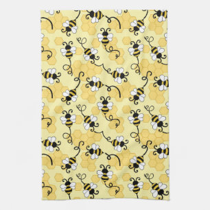 Linge De Cuisine Joli petit motif abeilles