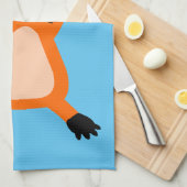 Linge De Cuisine Joli renard de Noël (Quart Plié)