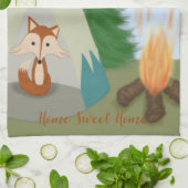 Linge De Cuisine Joli renard solitaire (Plié)