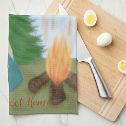 Linge De Cuisine Joli renard solitaire (Quart Plié)