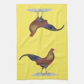 Linge De Cuisine Joli Rooster d'alerte (Vertical)