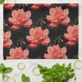 Linge De Cuisine Joli rose rose Peach floral (Plié)