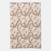 Linge De Cuisine Joli sapin de Noël Alien arc-en-ciel Motif de vaca (Vertical)