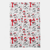 Linge De Cuisine Joli taureau de vache de Noël (Vertical)