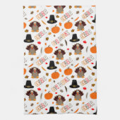 Linge De Cuisine Joli Thanksgiving Motif Gobble Remercier (Vertical)