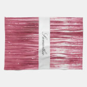 Linge De Cuisine Joli Tinsel De Glam Rose (Horizontal)