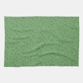Linge De Cuisine Joli vert floral (Horizontal)