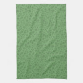 Linge De Cuisine Joli vert floral (Vertical)