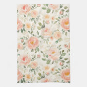 Linge De Cuisine Jolie Cérémonie de Mariage Fleurs de Pêche (Vertical)