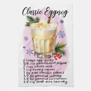 Linge De Cuisine Jolie classique Eggnog Christmas Drink Recette