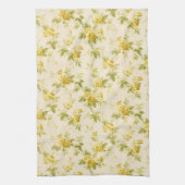Linge De Cuisine Jolie ferme jaune d'or Floral (Vertical)