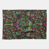 Linge De Cuisine Jolie flambée de fleurs Abstraite (Horizontal)