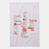 Linge De Cuisine Jolie Fleur de couleur lettres-Bonne Fête des mère (Vertical)