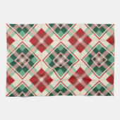 LINGE DE CUISINE JOLIE NOËL VACANCES ROUGE VERT BLANC PLAID (Horizontal)