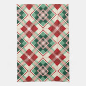 LINGE DE CUISINE JOLIE NOËL VACANCES ROUGE VERT BLANC PLAID (Vertical)