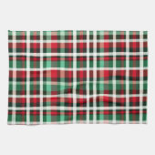 LINGE DE CUISINE JOLIE NOËL VACANCES ROUGE VERT BLANC PLAID (Horizontal)