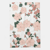 Linge De Cuisine Jolie Pêche Florale (Vertical)