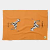 Linge De Cuisine Jolie Pizza Drôle Zebra Cartoon pour enfants (Horizontal)