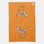 Linge De Cuisine Jolie Pizza Drôle Zebra Cartoon pour enfants (Vertical)