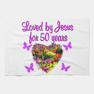 LINGE DE CUISINE JOLIE PURPLE 50E ANNIVERSAIRE CONCEPTION